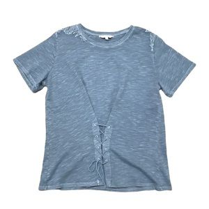 Lucky Brand Corset Tee Size Small